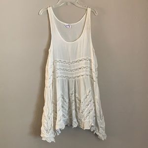 Free People intimately white Lacey dress coverup